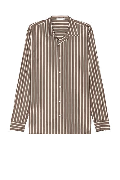 WACKO MARIA Switching Shirt in Black | FWRD WACKO MARIA Switching Shirt in Black | FWRD