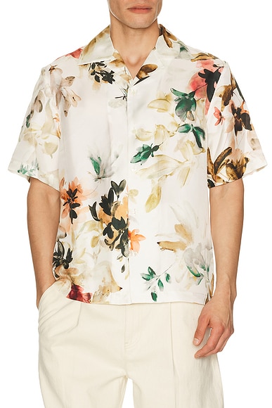 Casper Printed Silk Shirt