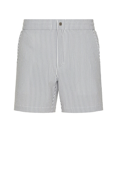 SIMKHAI Swim Trunks in Midnight Stripe