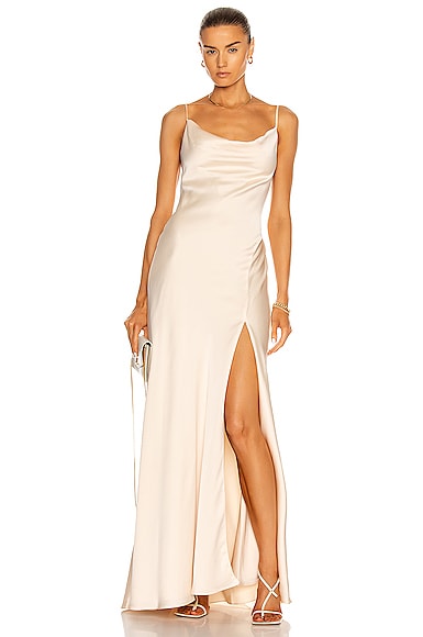 jonathan simkhai silver gown