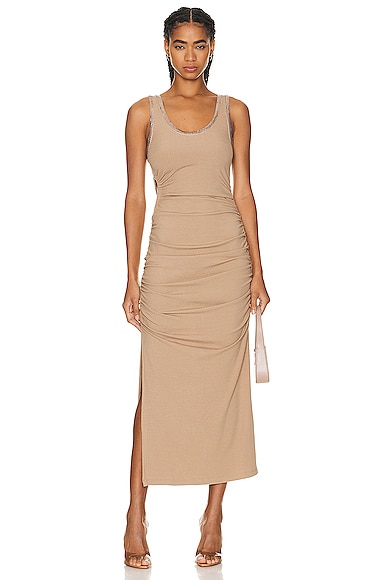 Mara Hoffman Angelica Dress in Khaki FWRD