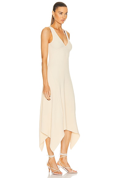 Simkhai Kiara Handkerchief Midi Dress In Point Dume