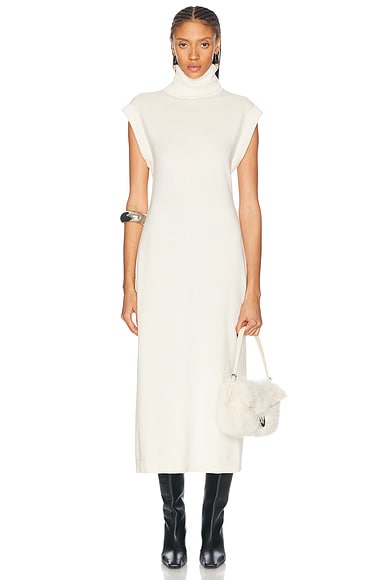 Short Sleeve Turtleneck Dress
