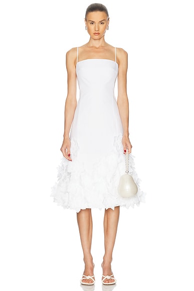 SIMKHAI Bella Floral Dress in White
