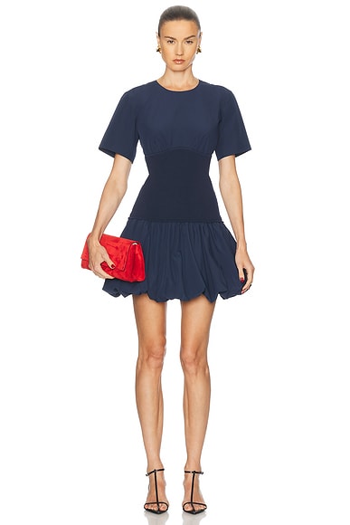 SIMKHAI Libbie Mini Dress in Midnight