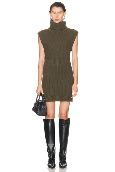 SIMKHAI Albanie Mini Dress in Alligator