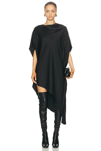 Sadia Cape Mini Dress