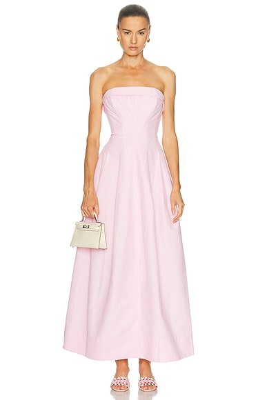 SIMKHAI Avril Bustier Dress in Daisy