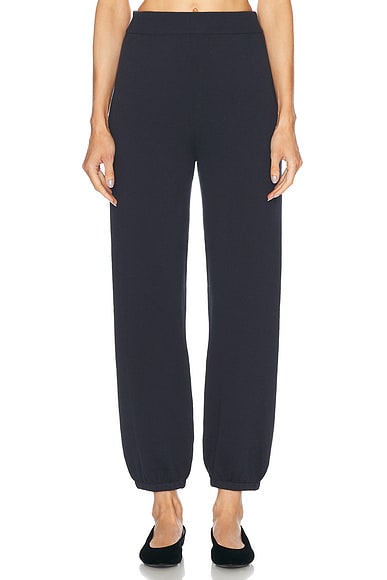 Alexander Wang Hotfix Logo Sweatpant in After Dark | FWRD 