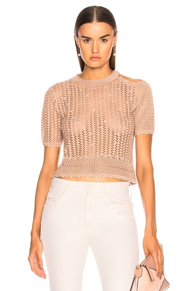 for FWRD Pearl Knit Crop Top