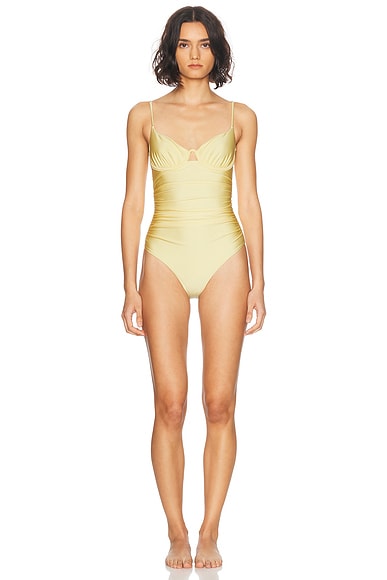 Laine Ruched Cup Underwire One Piece Swimsuit