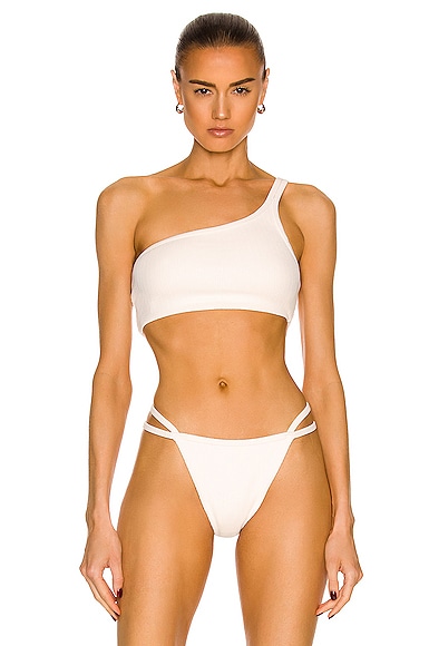 SIMKHAI Umi Bikini Top in White