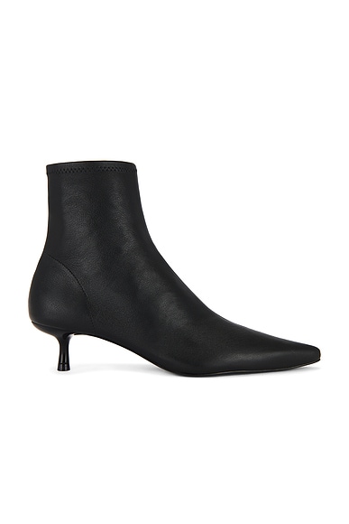 Joni Stretch Leather Ankle Boot