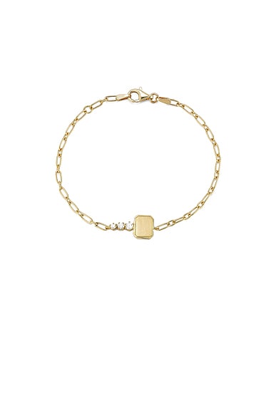 Jade Trau Mini Catherine Key Bracelet in 18k Gold