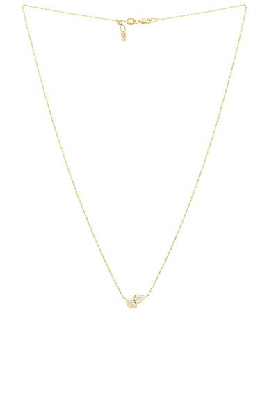 Poppy Two Stone Pendant Necklace