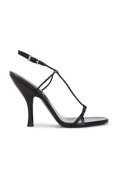 Jude Mixer Sandal in Black Leather