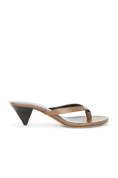 Jude Rooty Sandal in Clay Brown