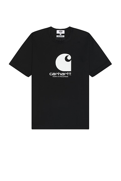Shop Junya Watanabe X Carhartt T-shirt In Black & White