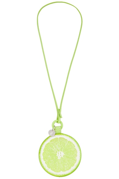 JW Anderson Lime Keyring in Lime