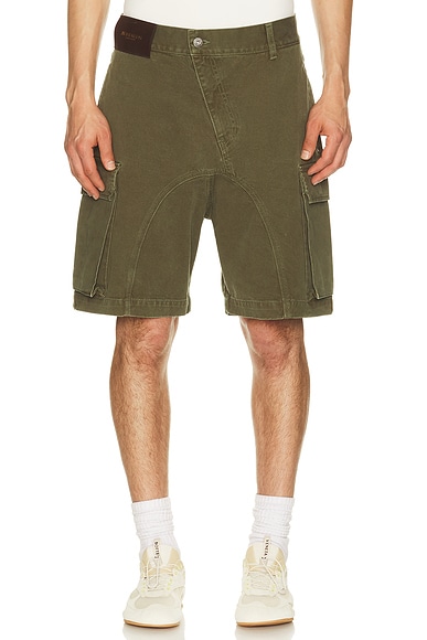 Twisted Patch Pocket Short