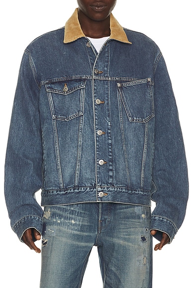 Corduroy Collar Jacket