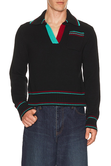 Shrunken Polo Jumper