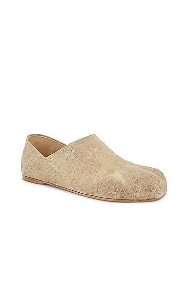 Shop Jw Anderson Paw Loafer In Taupe