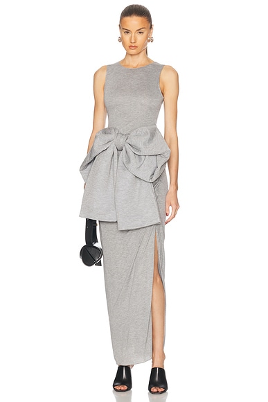 【JW ANDERSON】アシンメトリー レース サテンミディドレス JW ANDERSON One-shoulder lace-trimmed satin maxi dress | THE