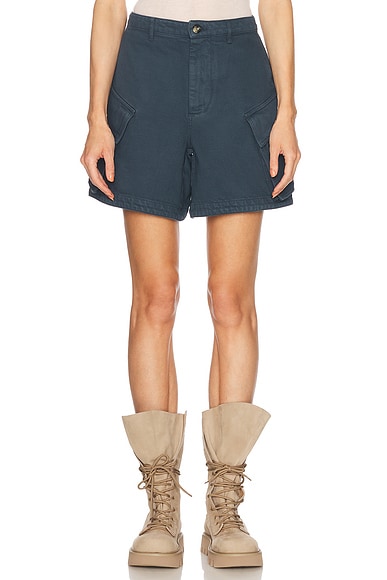 High Waisted Cargo Short