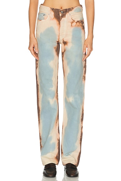JW Anderson Baggy Straight Leg in Peach