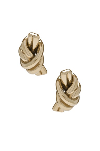 Metallic Knot Earrings
