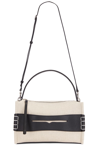 JW Anderson Loafer Bag in Natural & Black
