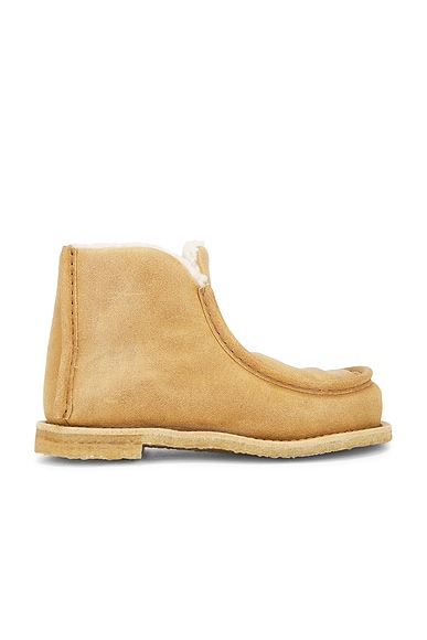 JW Anderson Ankle Boot in Mustava & Beige