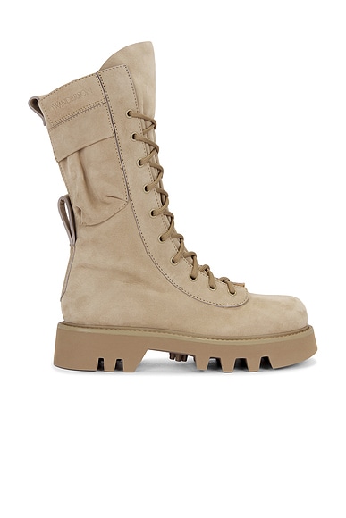 JW Anderson Combat Boot in Taupe
