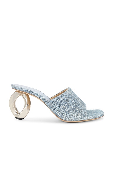 JW Anderson Chain Heel Mule in Blue