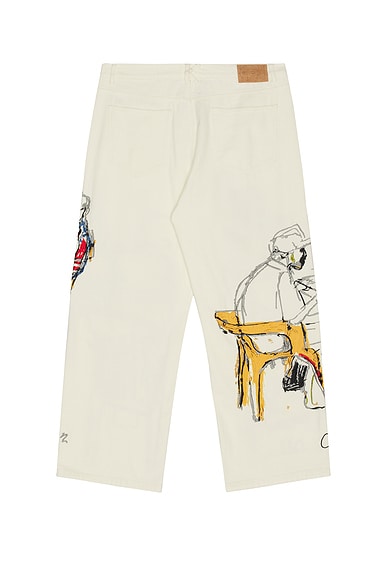 Dominos Embroidery Jeans