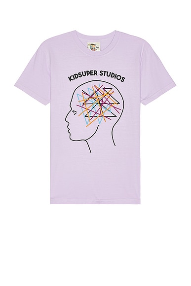 KidSuper Graphic Tee in Lilac