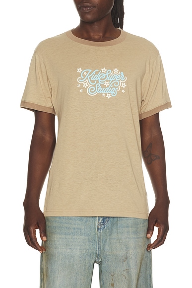 KidSuper Stars Tee in Brown