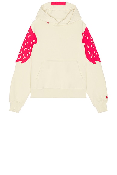 Perforated Fleece Hoodie