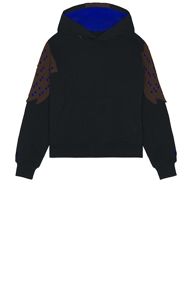 Perforated Fleece Hoodie