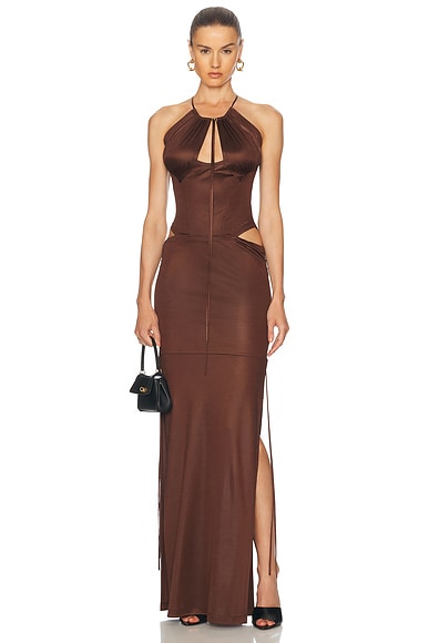 ワンピース Balenciaga Dresses Balenciaga Patched Bikini Dress with Cutout Details