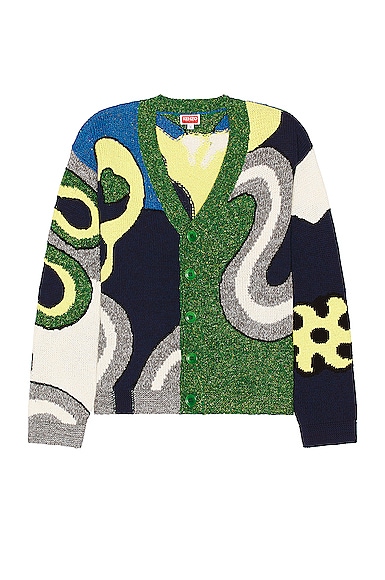 ケンゾウカーディガンとtシャツ Kenzo カーディガン - Midnight Blue | FWRD