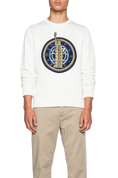 Kenzo statue of shop liberty sweatshirt