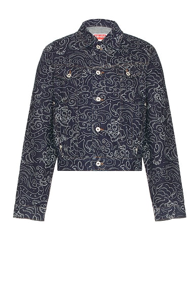 Valentino Souvenir Jacket in Beige Black FWRD