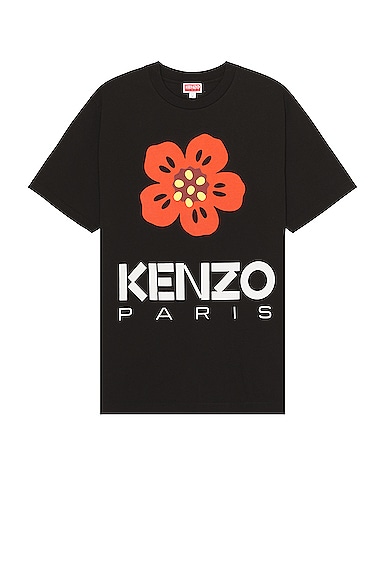 Shop Kenzo Boke Flower Classic T-shirt In Black