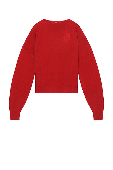 Kody Phillips Boat Neck Sweater in Red