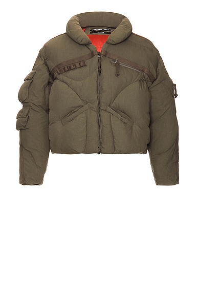 Kody Phillips Cargo Puffer in Sage