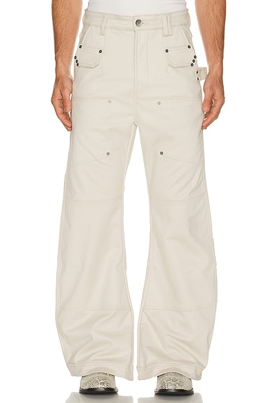 Kody Phillips Rivet Pants in French Beige