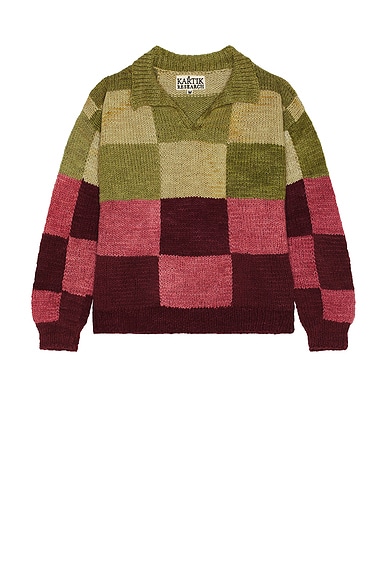 Rugby Knit Pullover Sweater