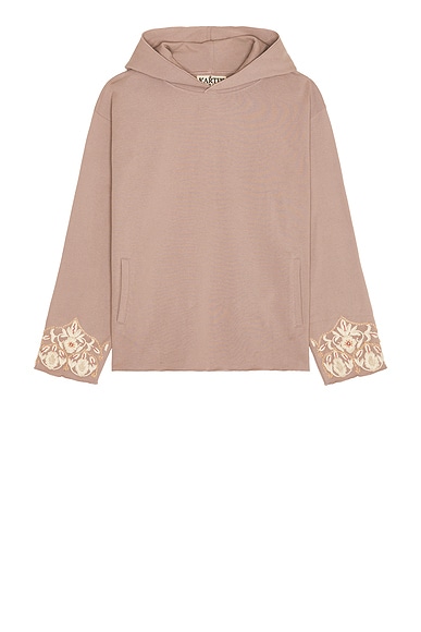 Hoodie in Lavender & Gold